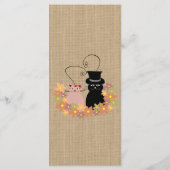 フローラおもしろいの猫が大好きなラップメニューカード メニュー (裏面)