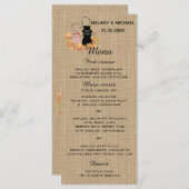 フローラおもしろいの猫が大好きなラップメニューカード メニュー (正面/裏面)