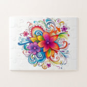 フローラおもしろいジグソーパズル ジグソーパズル (横)