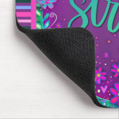 フローラおもしろいストレッモダンチストライプ マウスパッド (コーナー)