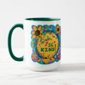 フローラおもしろいダード親切でインスピリシブアジェンシー マグカップ (左)