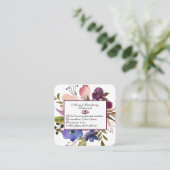 フローラおもしろい内向 スクエア名刺 (スタンド正面)