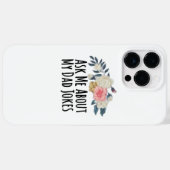 フローラおもしろい頼がパパのジョーク Case-Mate iPhoneケース (裏面 (横))