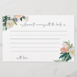 フローラお気に入りのと花嫁のカード チラシ