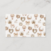 フローラお洒落おむつラッフル外装カード エンクロージャーカード (裏面)