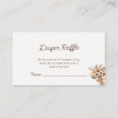 フローラお洒落おむつラッフル外装カード エンクロージャーカード (正面)