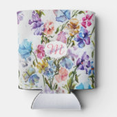 フローラお洒落と蝶 缶クーラー (裏面)