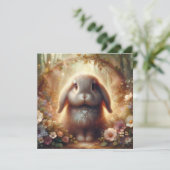 フローラお洒落ウッドランドイースターバニー シーズンカード (スタンド正面)