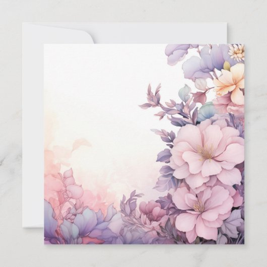 フローラお洒落オープンハウスブライダルシャワー 招待状 (裏面)