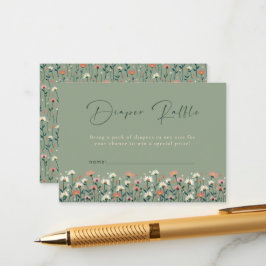 フローラお洒落ガーデンベビーイン開花シャワー エンクロージャーカード