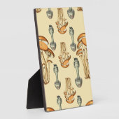 フローラお洒落キノコ型 フォトプラーク (側面)