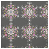 フローラお洒落クモの曼荼羅の織物 ファブリック (見本)