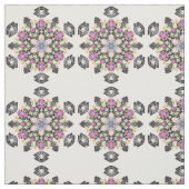 フローラお洒落クモの曼荼羅の織物 ファブリック (見本)