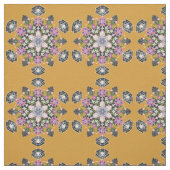 フローラお洒落クモの曼荼羅の織物 ファブリック (見本)