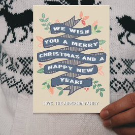 フローラお洒落クリスマスバナー シーズンカード