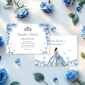 フローラお洒落ダスティブルーキンセアニラ披露宴 エンクロージャーカード