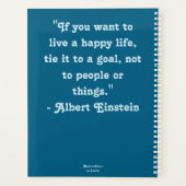 フローラお洒落ティール(緑がかった色)ブルーグリーンデイジーデイジー プランナー手帳 (裏面)