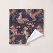 フローラお洒落ドラゴン バスタオルセット (ウォッシュタオル)