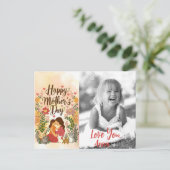 *~*フローラお洒落ハート母の日AP72写真 シーズンポストカード (スタンド正面)