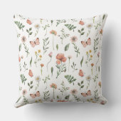 フローラお洒落バタフライソフトウォーターカラーガーデン クッション (裏面)