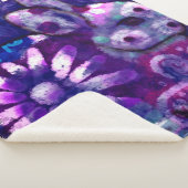 フローラお洒落バニーラバパーソナライズされたス シェルパブランケット (3/4)