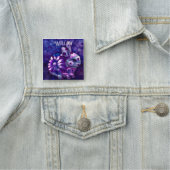 フローラお洒落バニーラバパーソナライズされたス 名札 (インサイチュ)