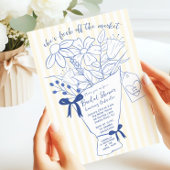 フローラお洒落ブライダルシャワー招待 招待状