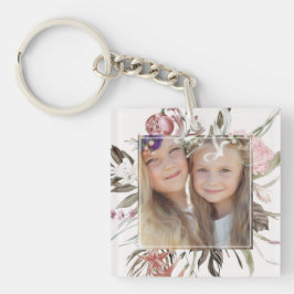 フローラお洒落ブーケ写真 キーホルダー