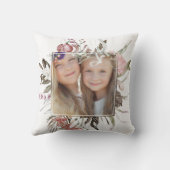 フローラお洒落ブーケ写真 クッション (裏面)