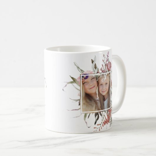 フローラお洒落ブーケ写真 コーヒーマグカップ (正面右)