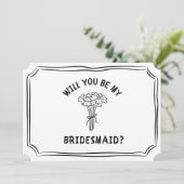 フローラお洒落ボウブーケ花嫁の提案 カード (スタンド正面)