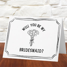 フローラお洒落ボウブーケ花嫁の提案 カード