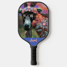 フローラお洒落ヤギ農園パーソナライズされた動物 ピックルボールラケット
