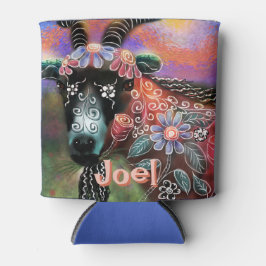 フローラお洒落ヤギ農園パーソナライズされた動物 缶クーラー