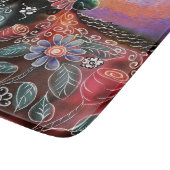 フローラお洒落ヤギ農場動物フローラ桃 カッティングボード (角)