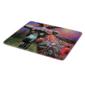 フローラお洒落ヤギ農場動物フローラ桃 カッティングボード (角)