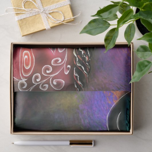 フローラお洒落ヤギ農場動物フローラ桃 薄葉紙 (ギフト)