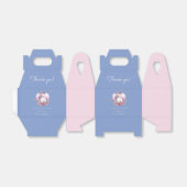 フローラお洒落ユニコーンブルー誕生日 フェイバーボックス (折り畳みなし)