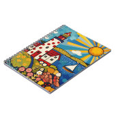 フローラお洒落ライトハウスノート ノートブック (左側)