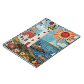 フローラお洒落ライトハウスノート ノートブック (左側)