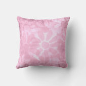 フローラお洒落抽象芸術パステルピンクフラワー クッション (裏面)