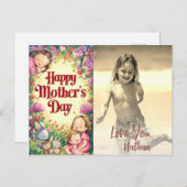 *~*フローラお洒落母の日の写真AP72 シーズンポストカード (正面/裏面)