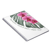 フローラお洒落熱帯引用文楽園 ノートブック (右側)