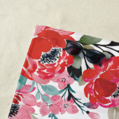 フローラお洒落猫苺カップケーキ ビーチタオル (インサイチュ)