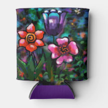 フローラお洒落紫色の青ピンクの花