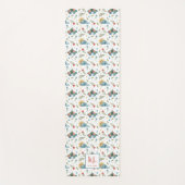 フローラお洒落蛾 | モノグラム ヨガマット (正面)