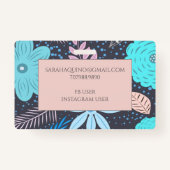 フローラお洒落豆類又は助産師 バッジ (裏面)