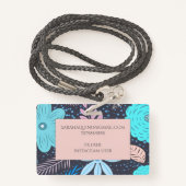 フローラお洒落豆類又は助産師 バッジ (裏面ランヤード)