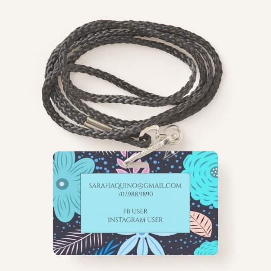 フローラお洒落豆類又は助産師 バッジ (裏面ランヤード)