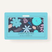 フローラお洒落豆類又は助産師 バッジ (正面)